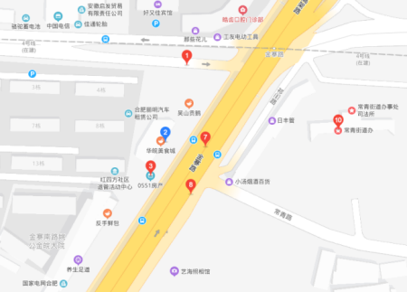 合肥市包河区地图 合肥罍街在哪个区